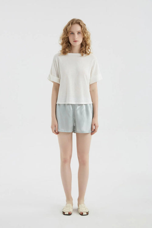 100% Mulberry Silk Shorts