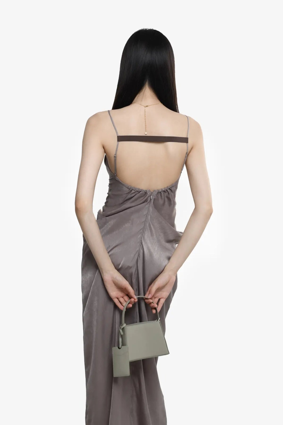 Spaghetti Strap Ruched Summer Maxi Dress