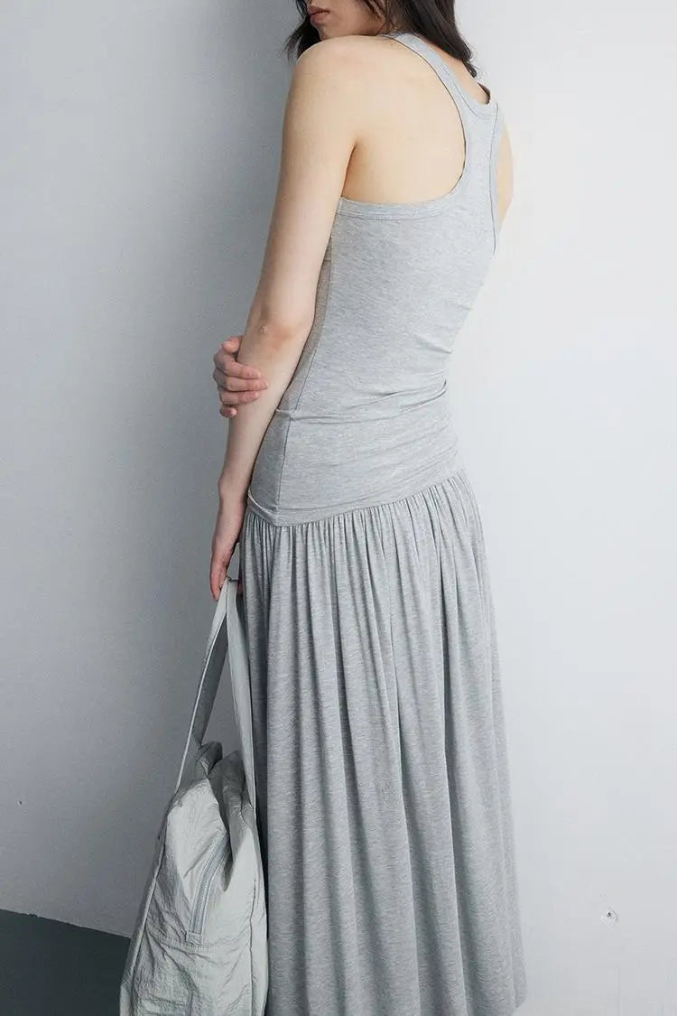 Tencel Blend Twist-Front Tank Top