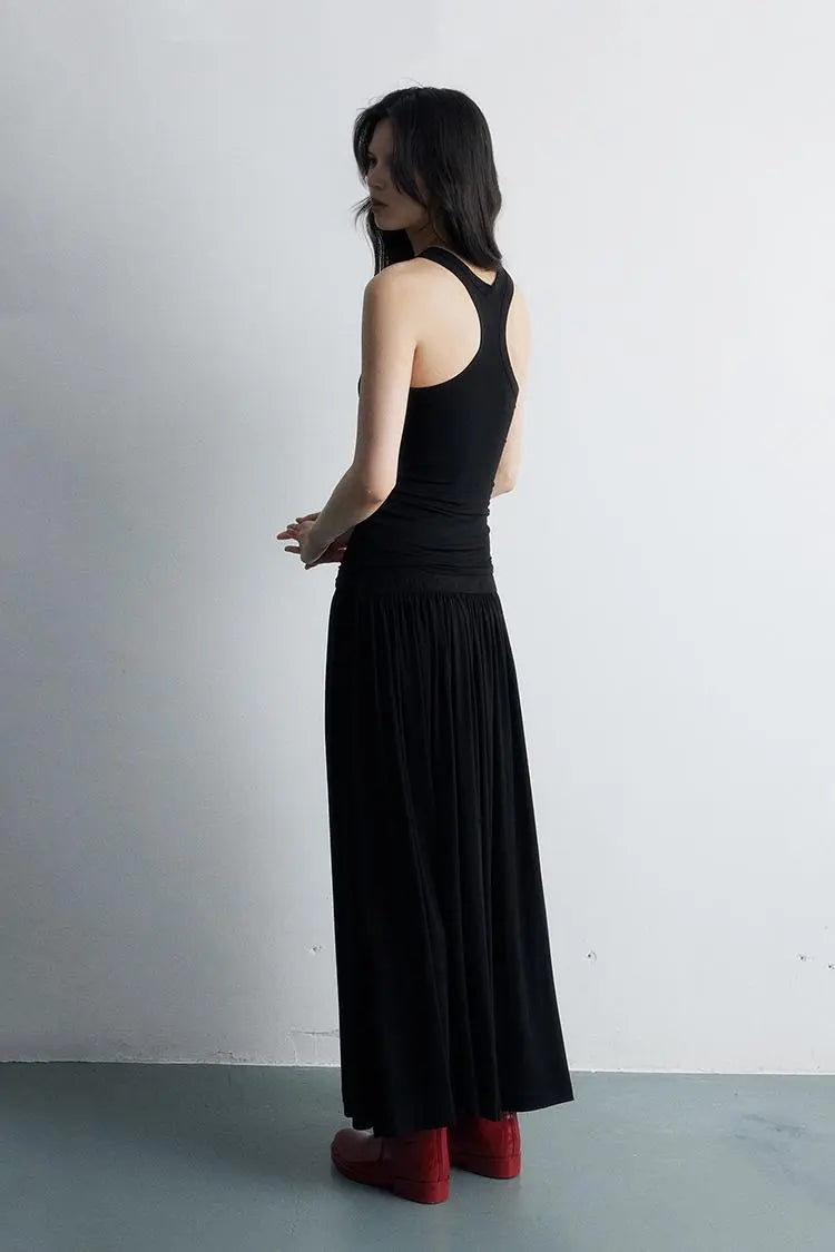 Tencel Blend Twist-Front Tank Top