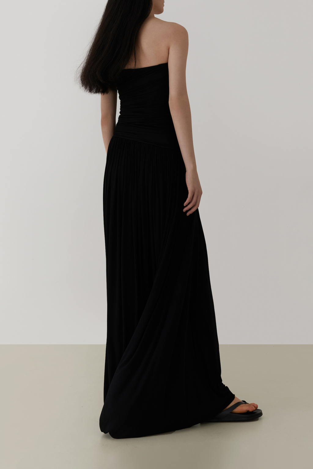 Tube Ruched Strapless Dress