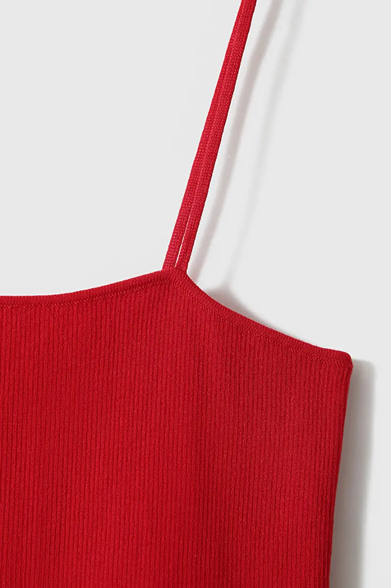 Ultrasoft Organic Cotton Ribbed Knit Camisole