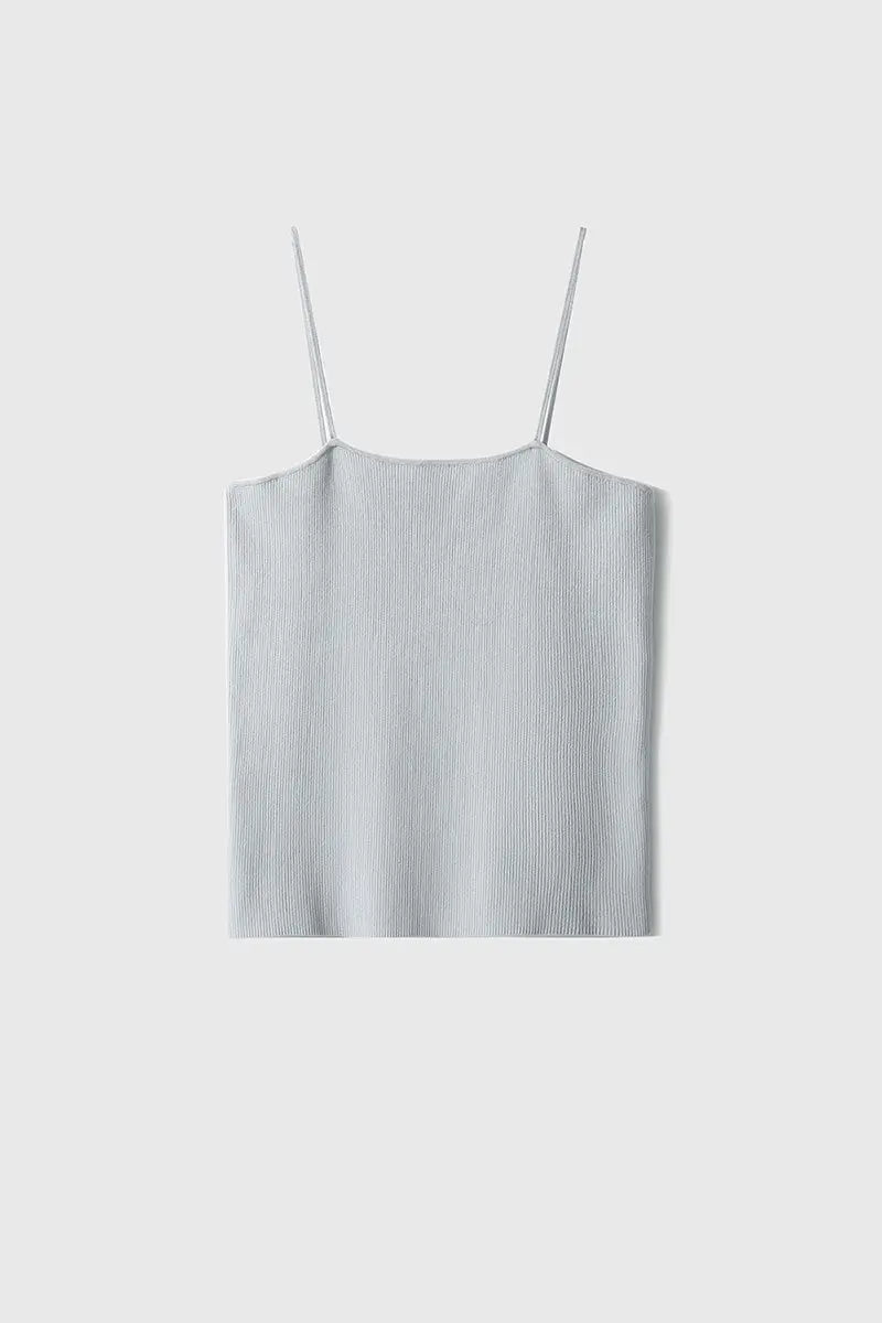 Ultrasoft Organic Cotton Ribbed Knit Camisole