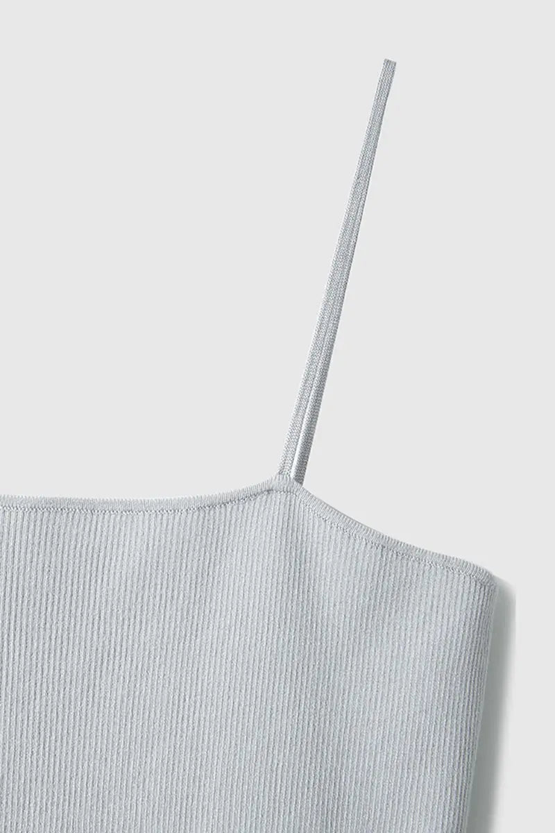 Ultrasoft Organic Cotton Ribbed Knit Camisole