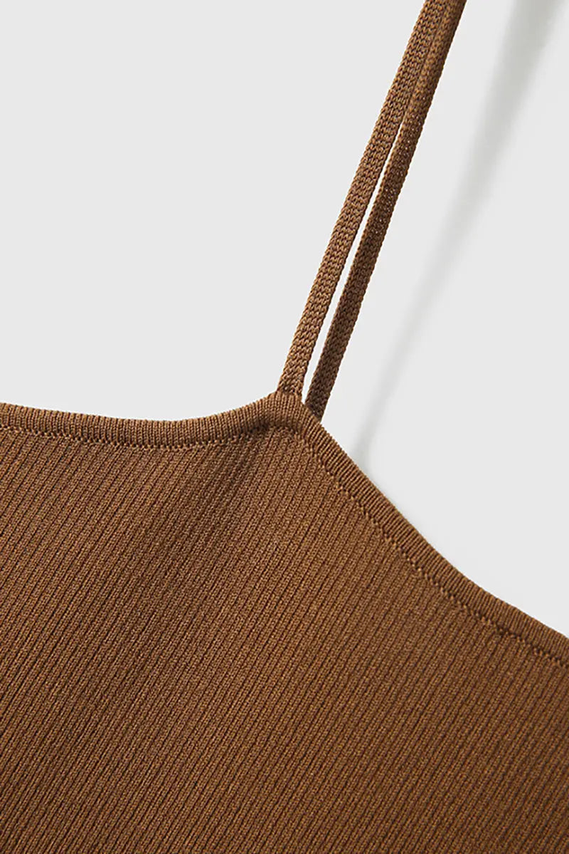Ultrasoft Organic Cotton Ribbed Knit Camisole