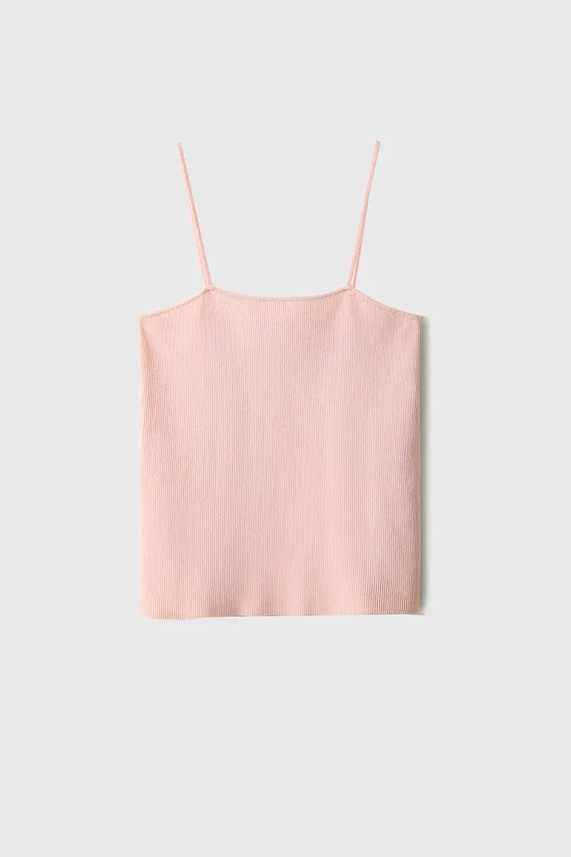 Ultrasoft Organic Cotton Ribbed Knit Camisole