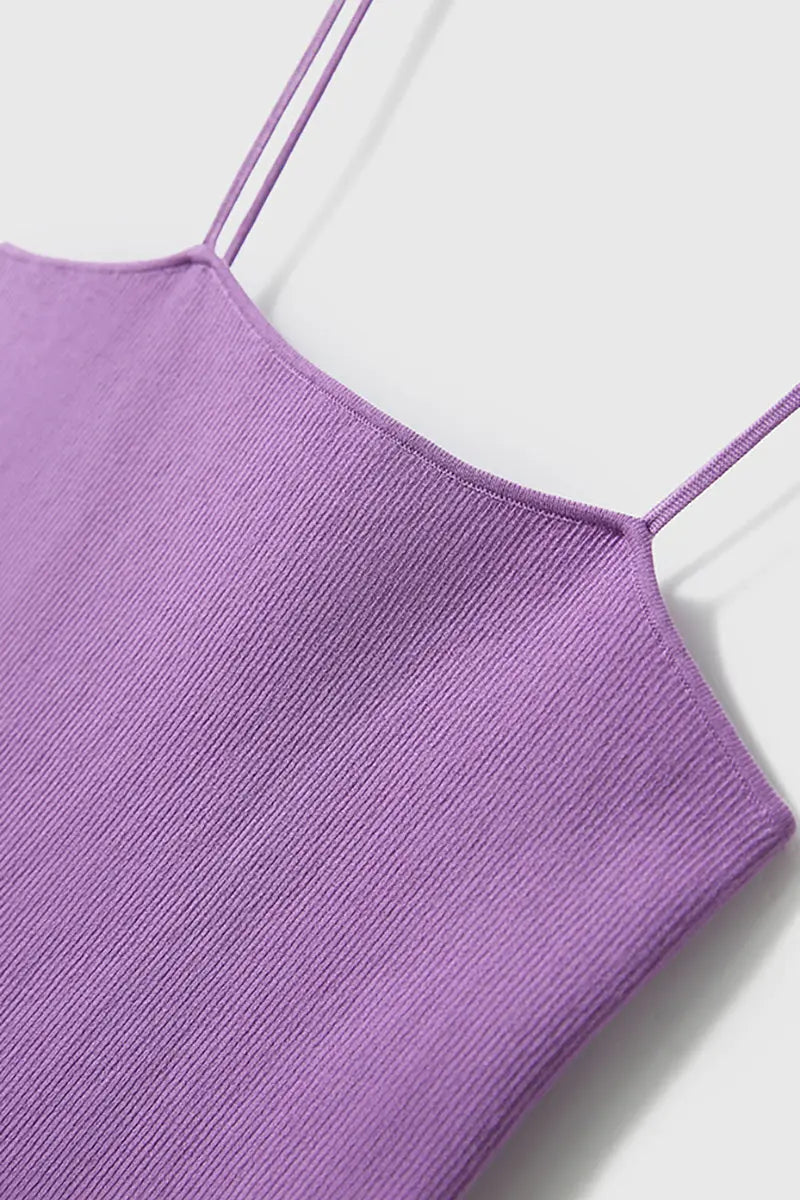 Ultrasoft Organic Cotton Ribbed Knit Camisole
