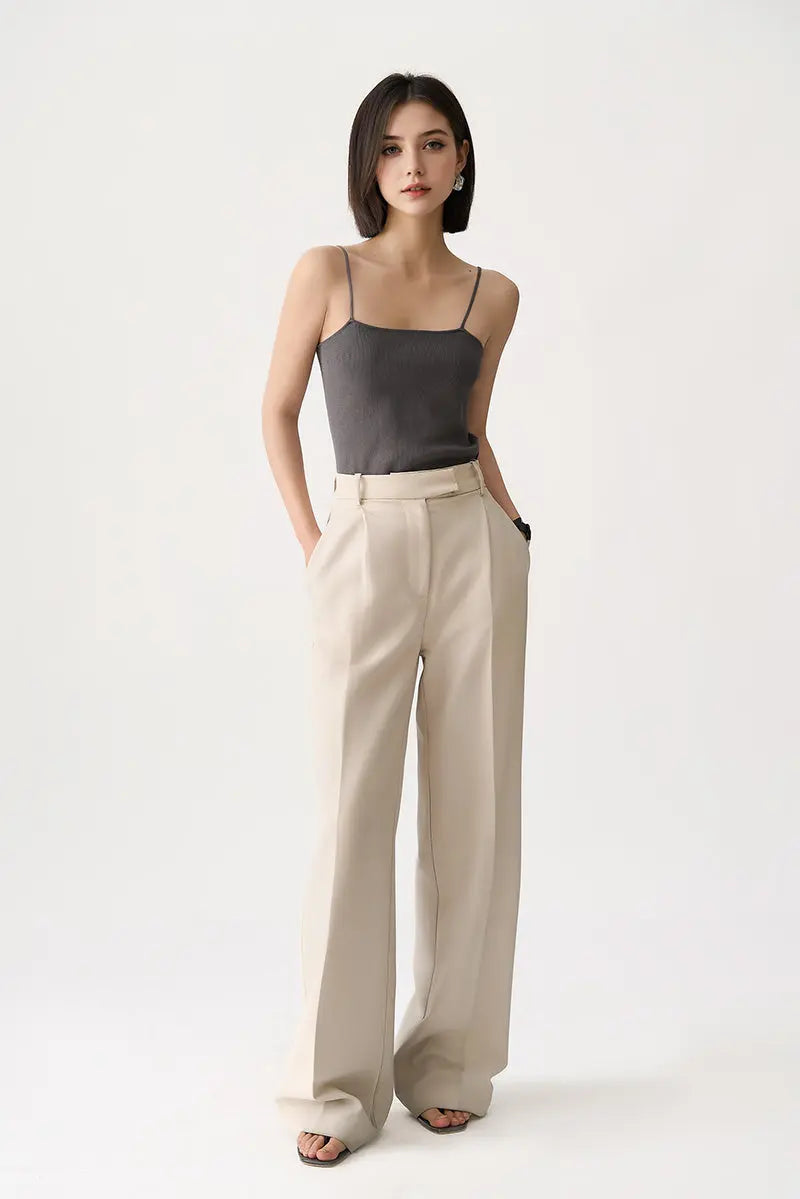 Ultrasoft Organic Cotton Ribbed Knit Camisole