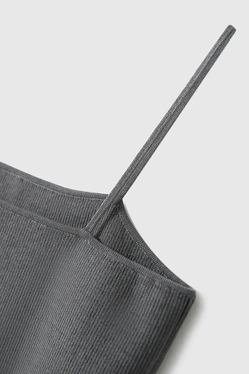 Ultrasoft Organic Cotton Ribbed Knit Camisole