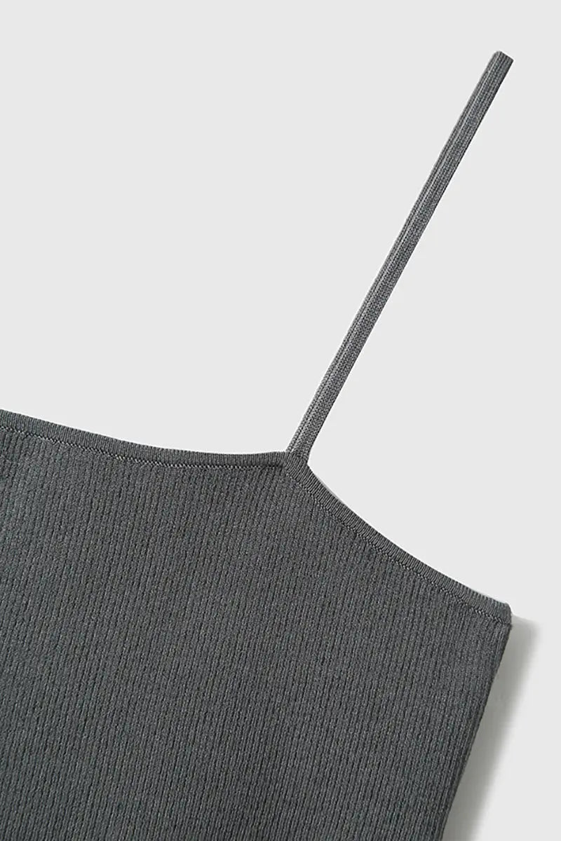 Ultrasoft Organic Cotton Ribbed Knit Camisole