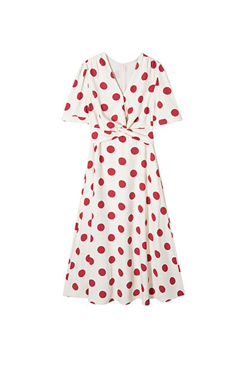 Vintage Polka Dot Suit Dress