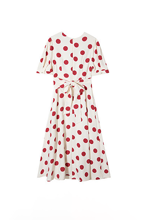Vintage Polka Dot Suit Dress