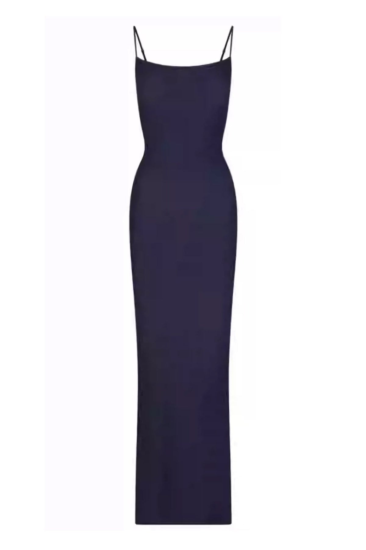 Black Bodycon Slip Maxi Dress