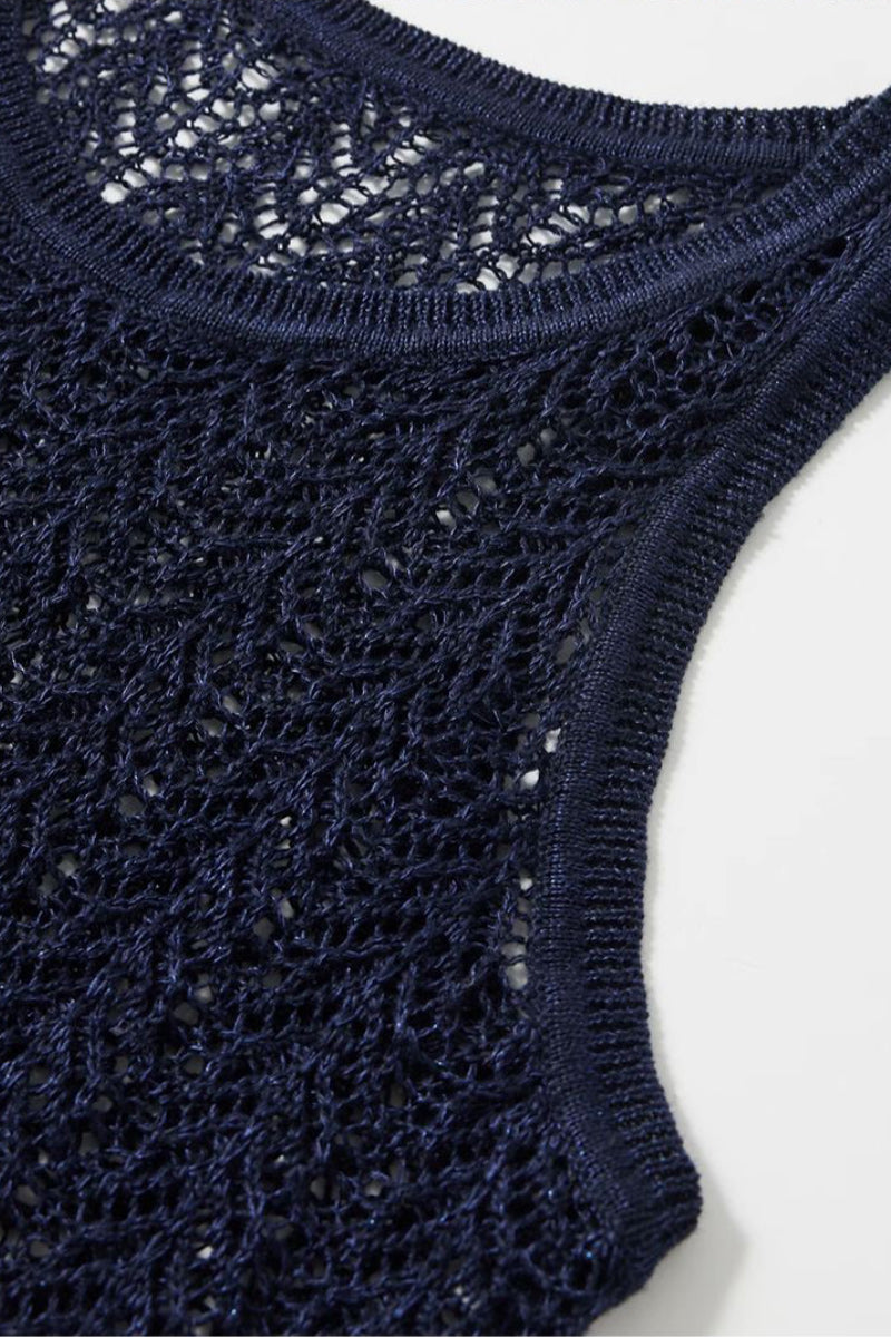 Boho Crochet Cover-Up Tank Top