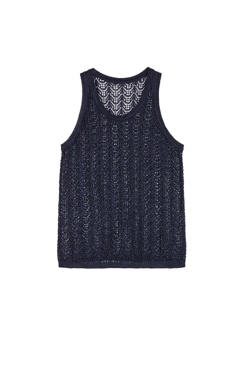 Boho Crochet Cover-Up Tank Top