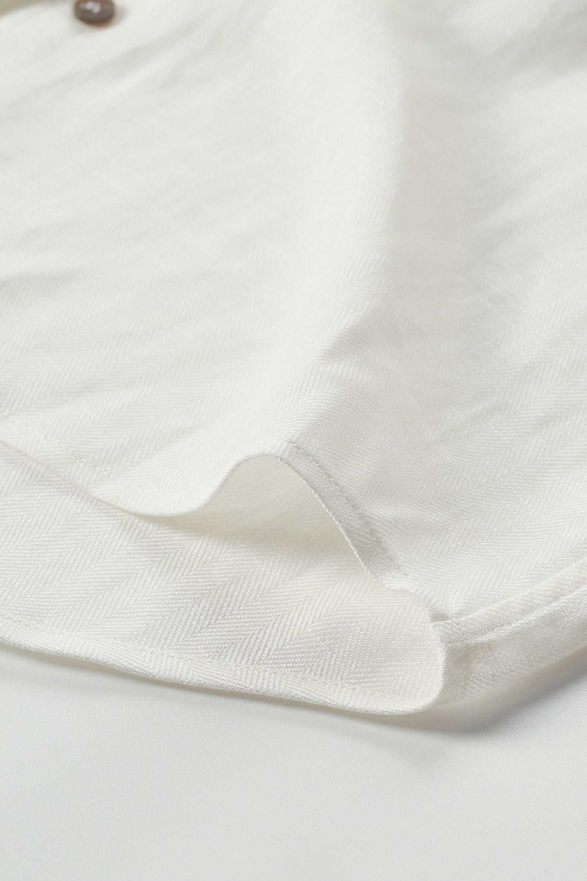 Breathable Linen Lyocell Button Up Shirt with Chest Pockets