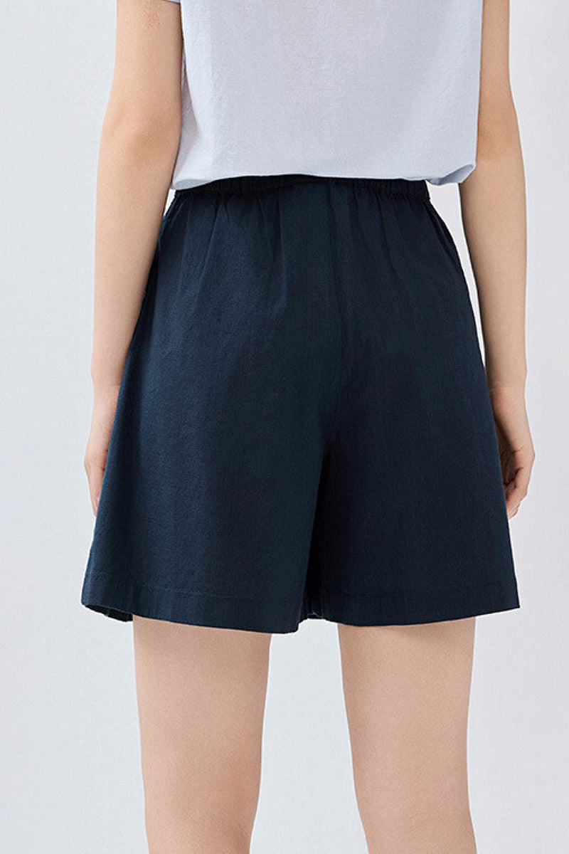 Breezy Pleated Tailored A-Line Shorts