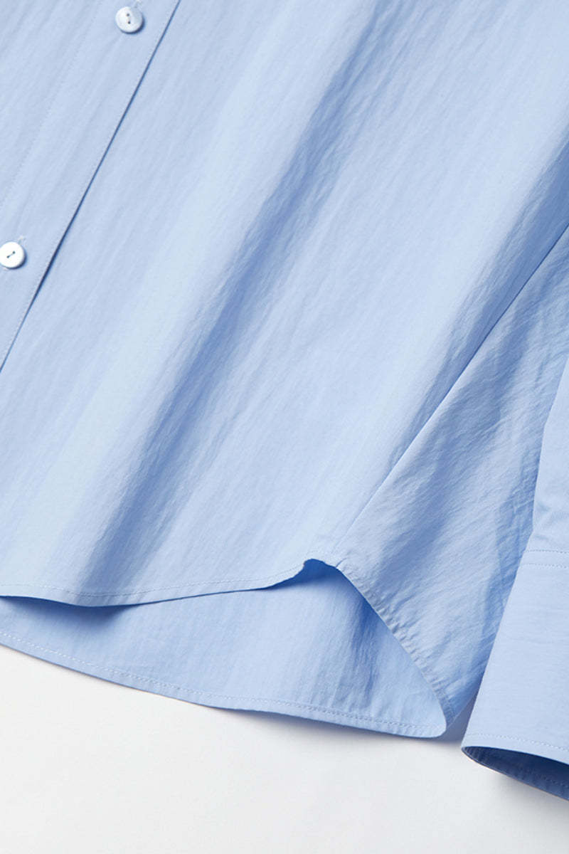 Casual Hooded Long-Sleeve Button-Down Pocket Shirt