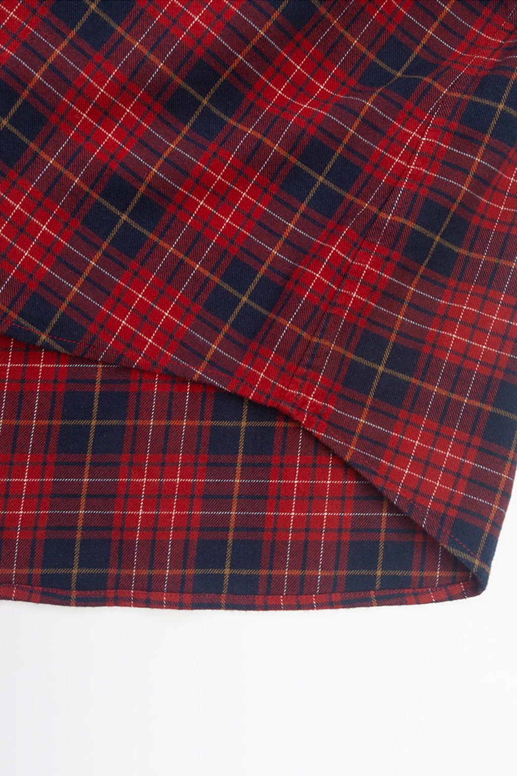 Classic Flannel Plaid Long Sleeve Button-Up Shirt