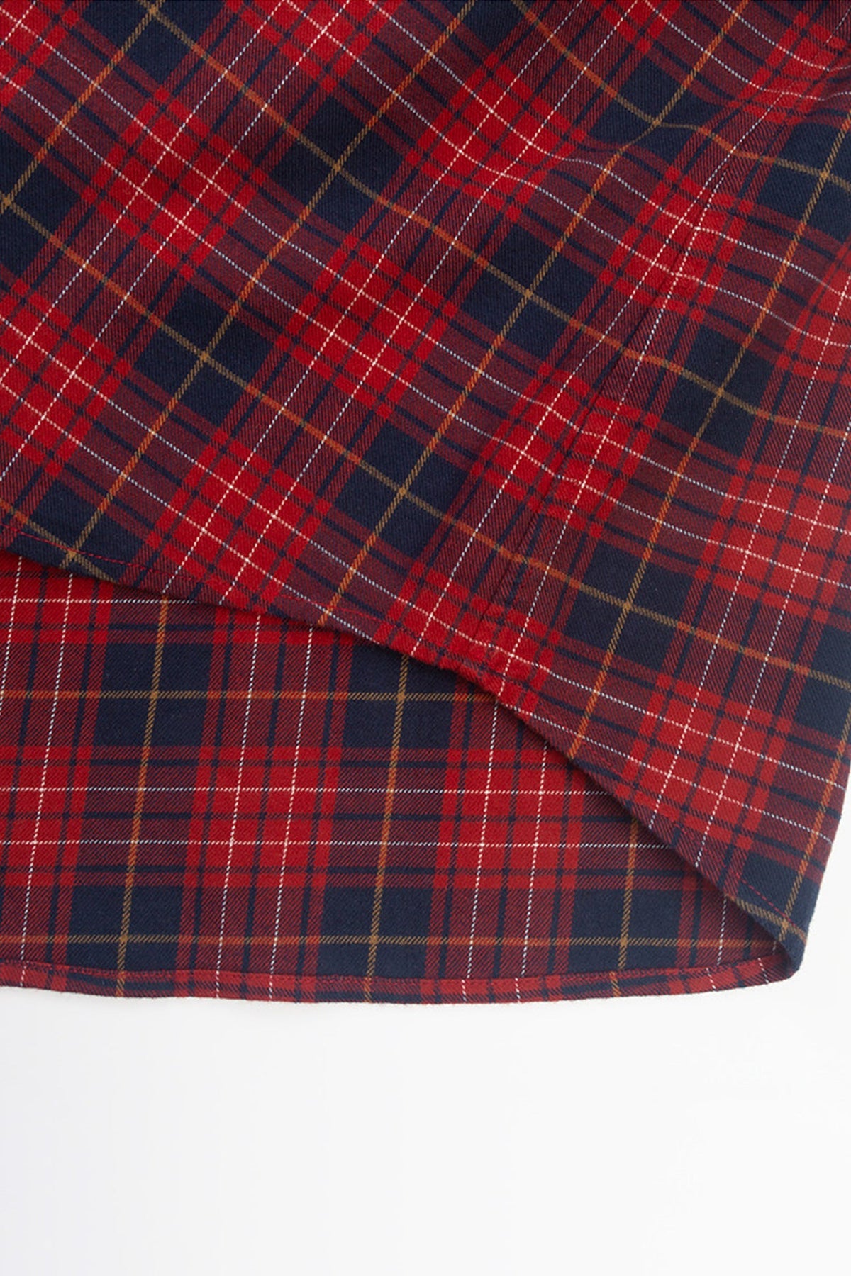 Classic Flannel Plaid Long Sleeve Button-Up Shirt