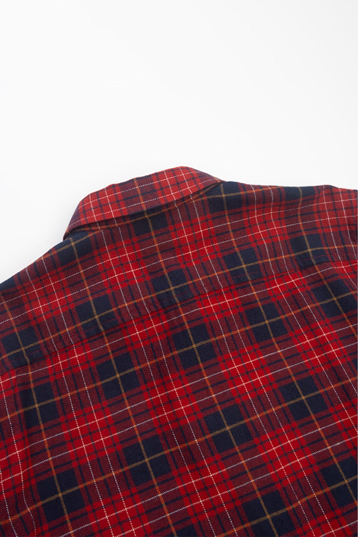 Classic Flannel Plaid Long Sleeve Button-Up Shirt