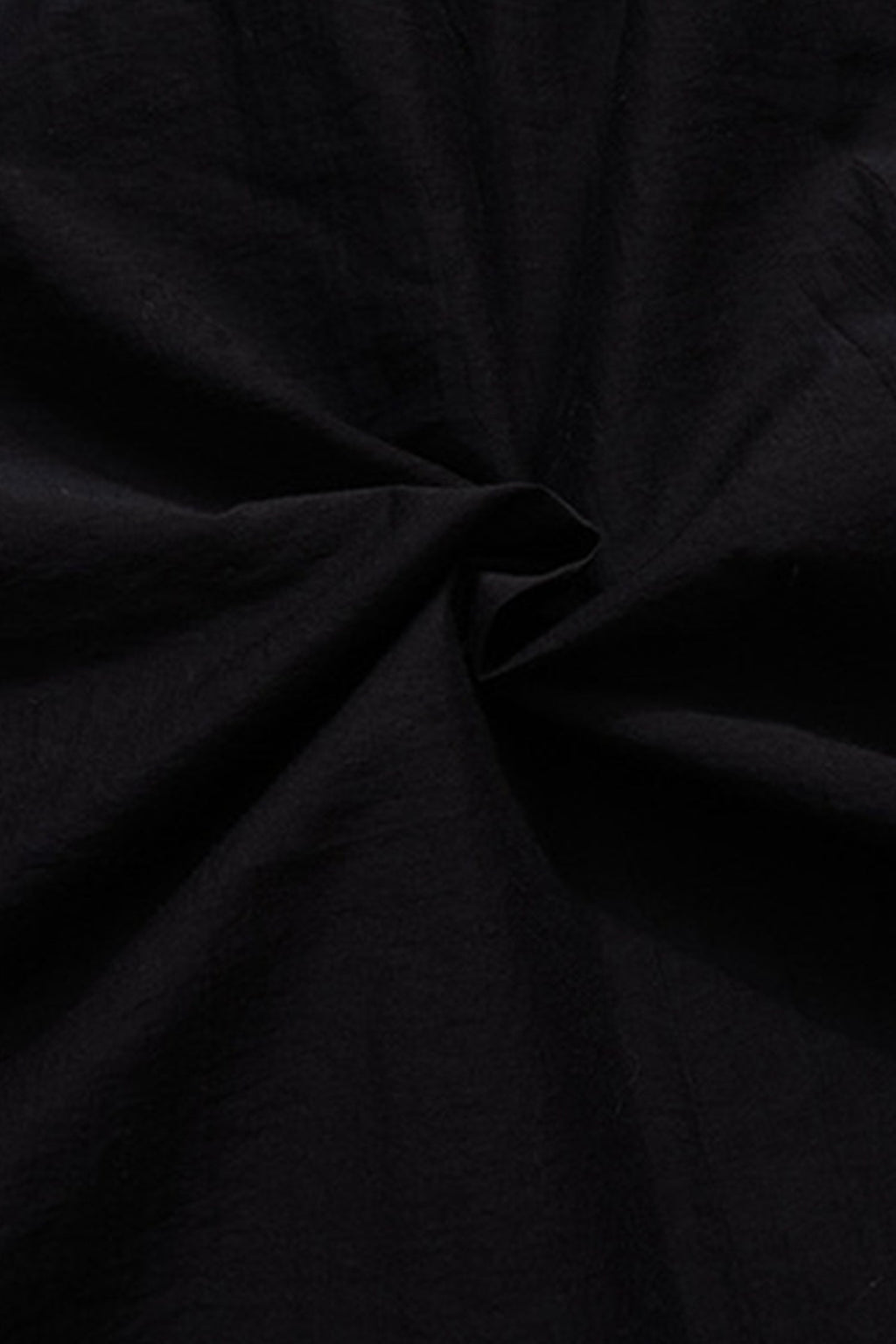 Cotton Blend High Waist Cocoon Midi Skirt