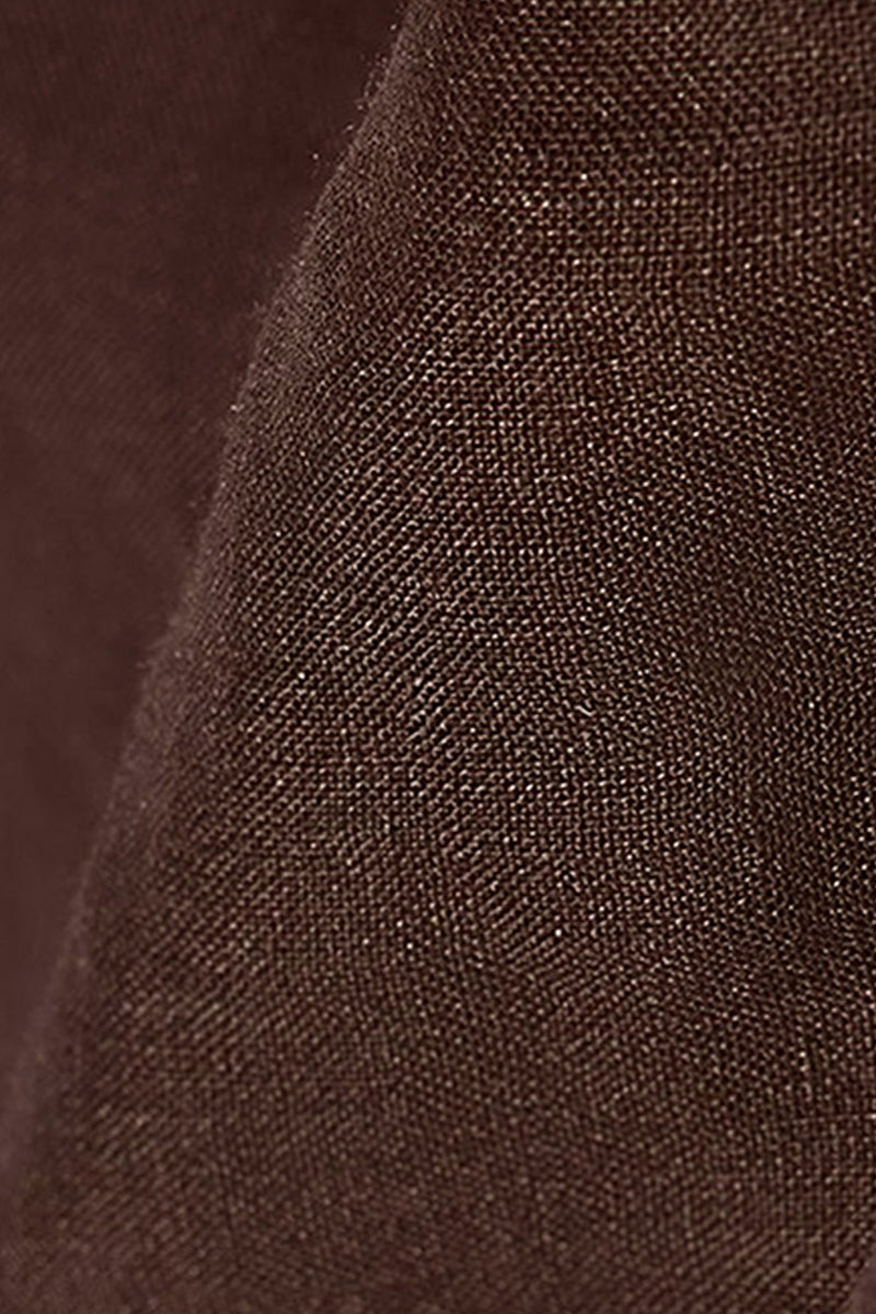 Cropped Tencel-Linen Button-Down Vest with Pockets