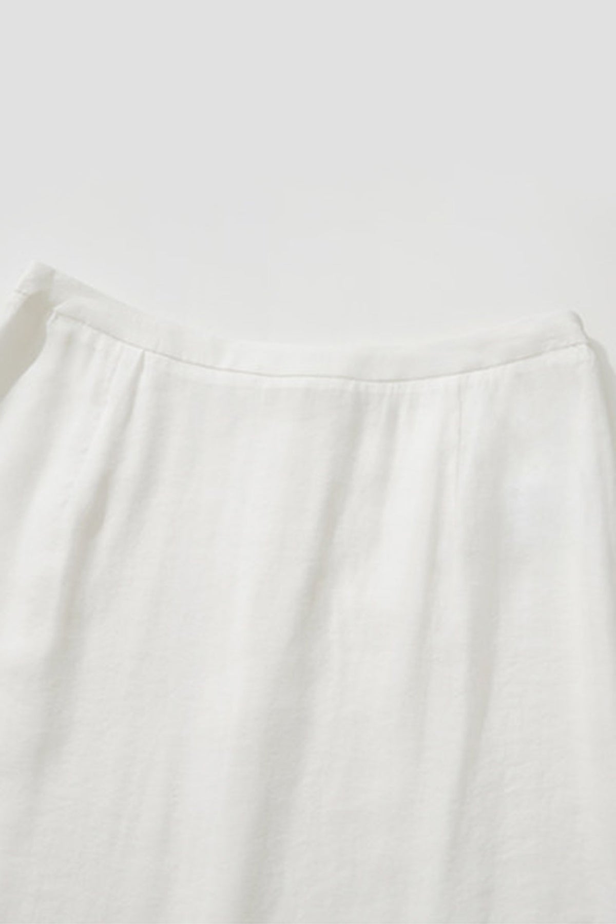 Flowy A-Line High Wasit Tencel Maxi Skirt with Slits