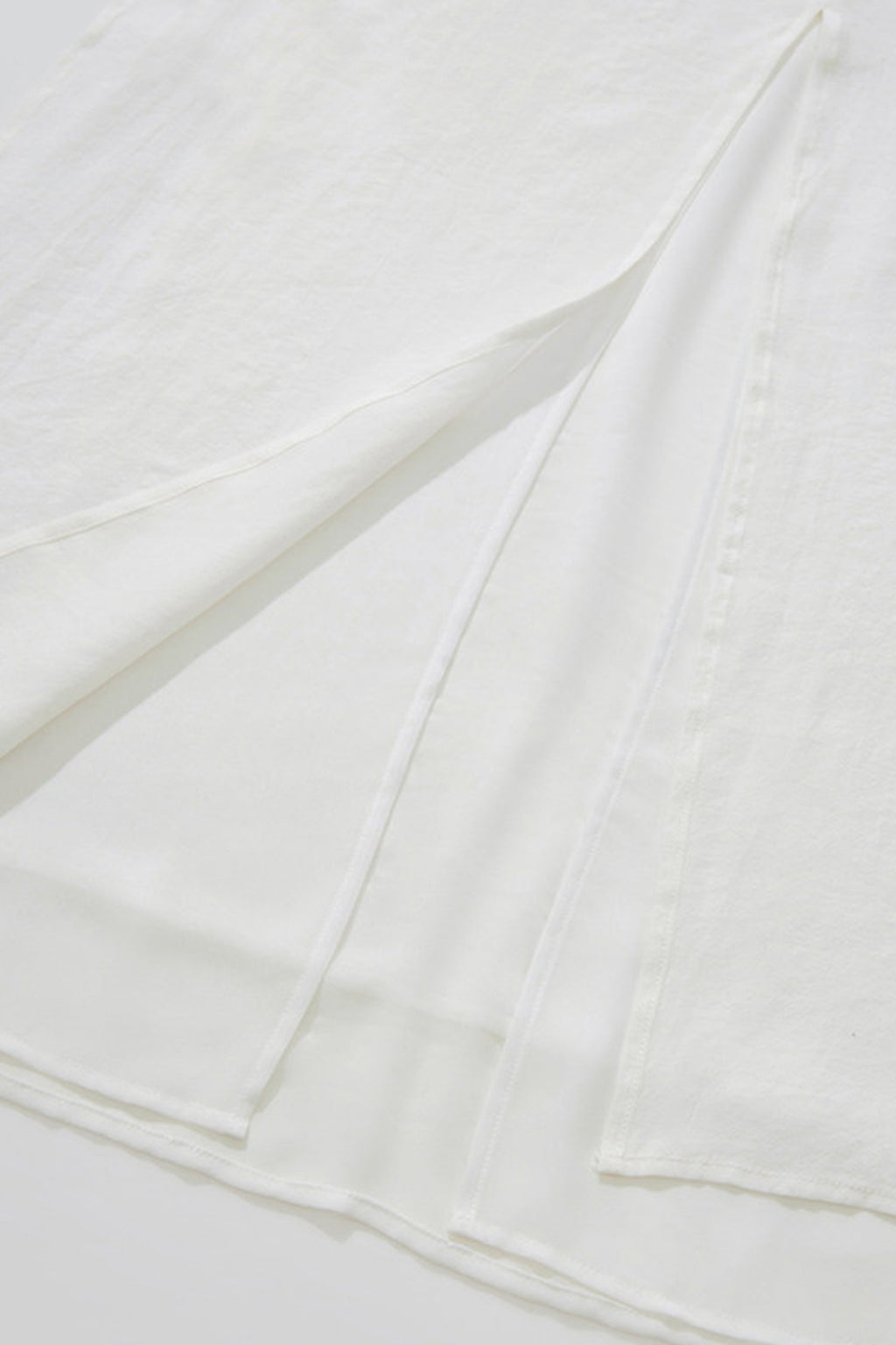 Flowy A-Line High Wasit Tencel Maxi Skirt with Slits