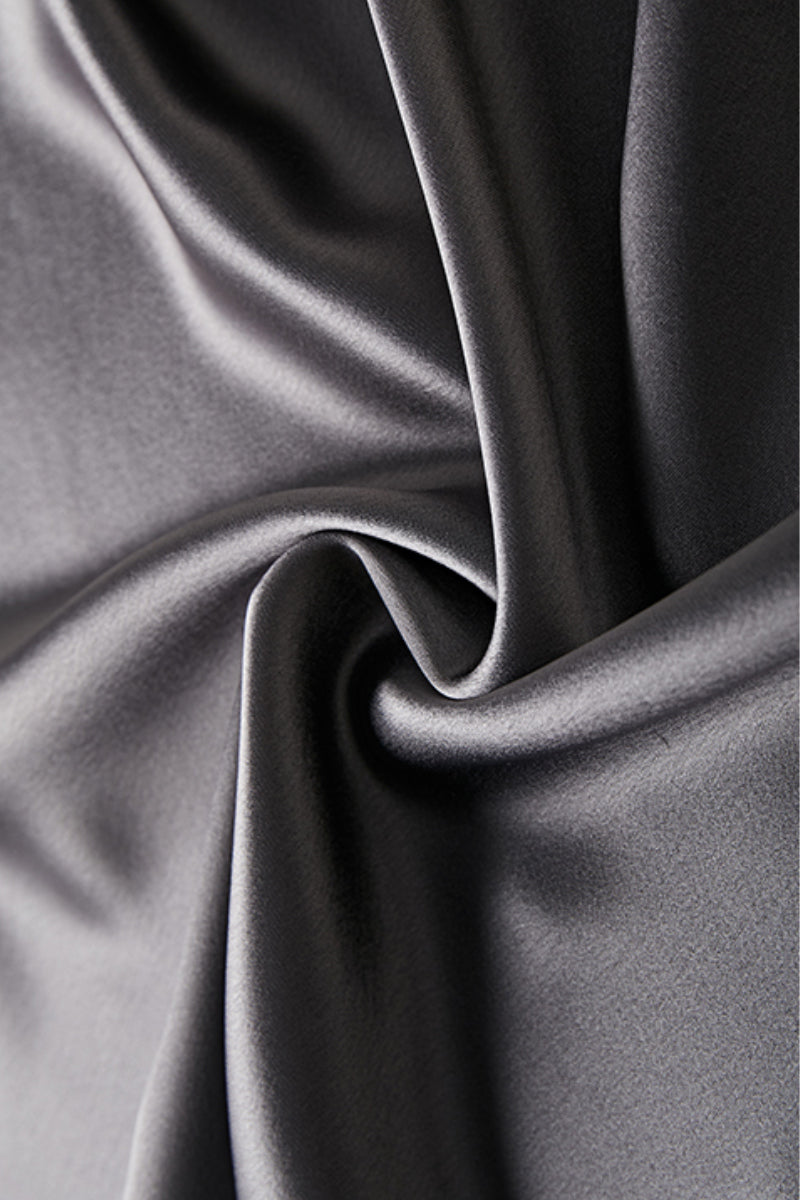 Flowy Satin Slip Mermaild Midi Skirt
