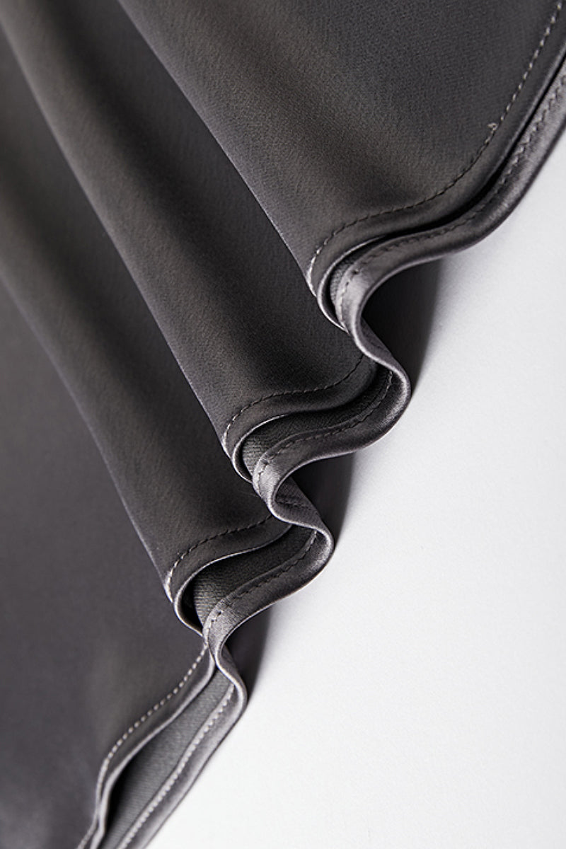 Flowy Satin Slip Mermaild Midi Skirt