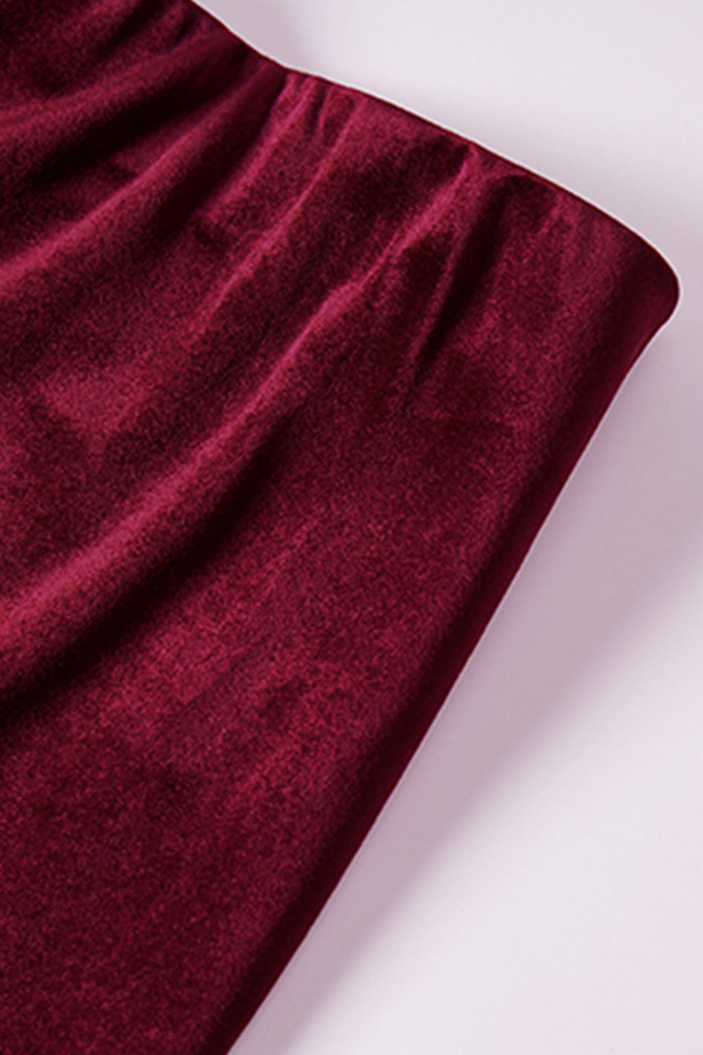 Flowy Velvet Bias-Cut Maxi Skirt