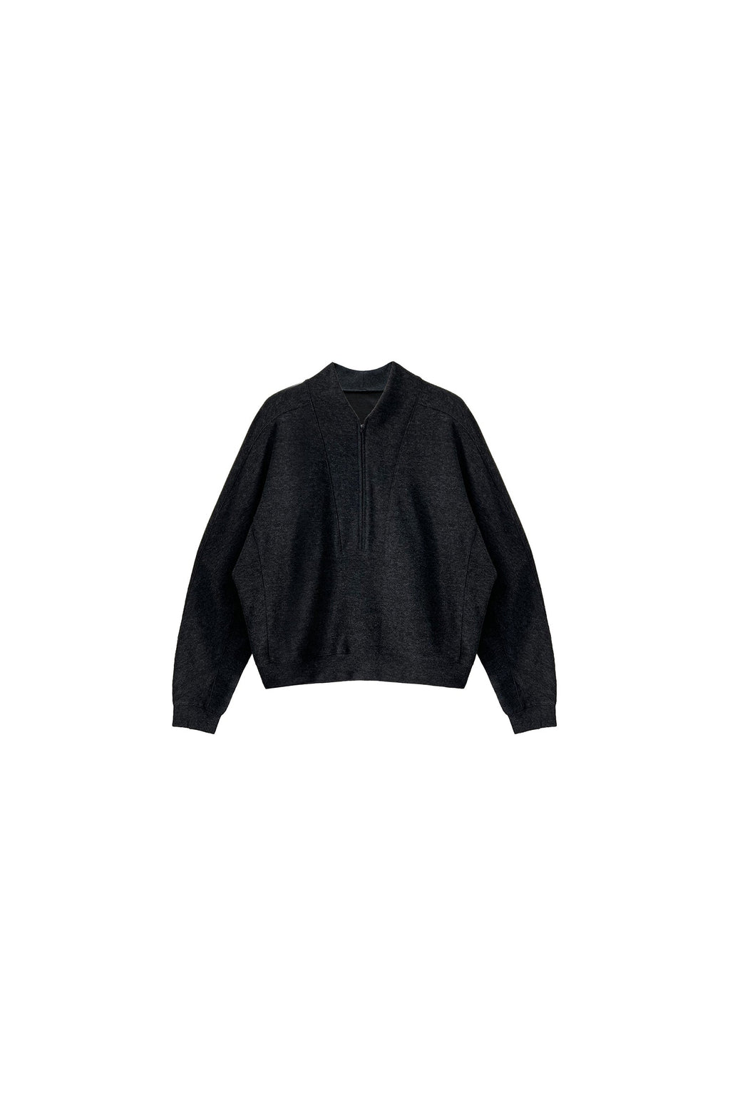 Half Zip Pullover Sweatshirt and Barrel Leg Pants Set