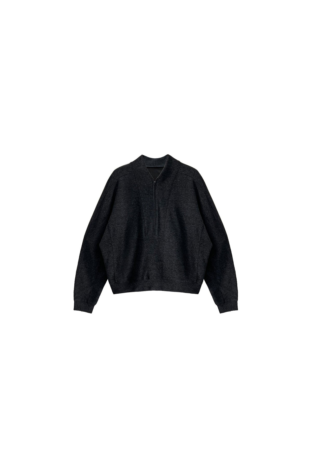 Half Zip Pullover Sweatshirt and Barrel Leg Pants Set