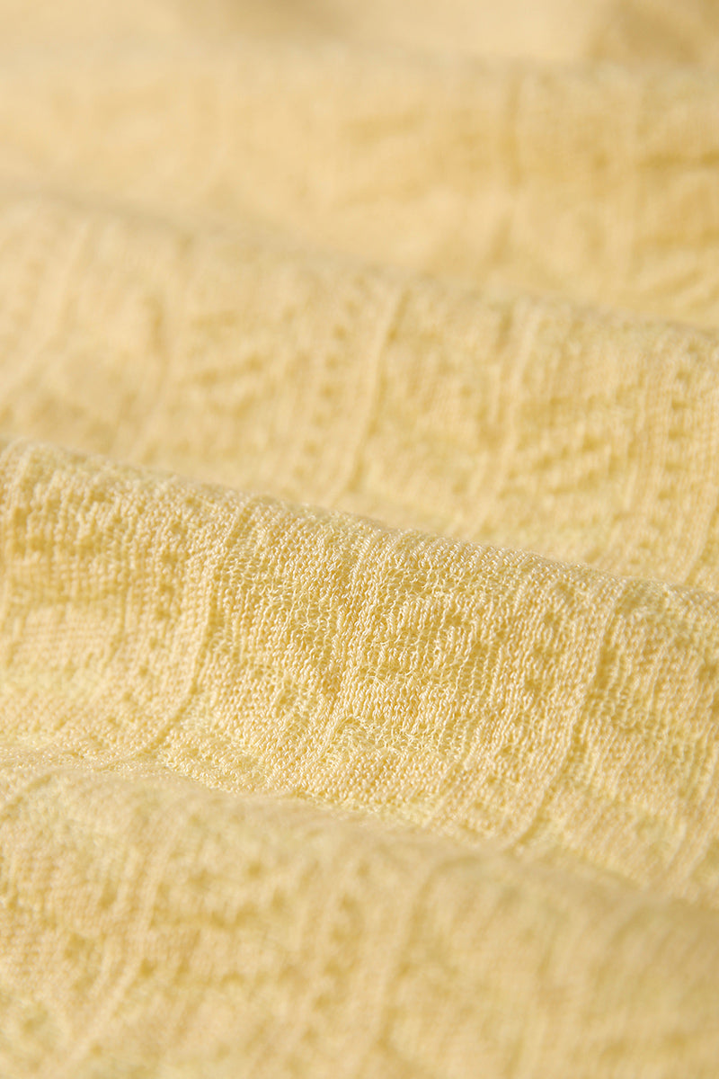 Jacquard Silk-Blend Fine-Knit Tank Top
