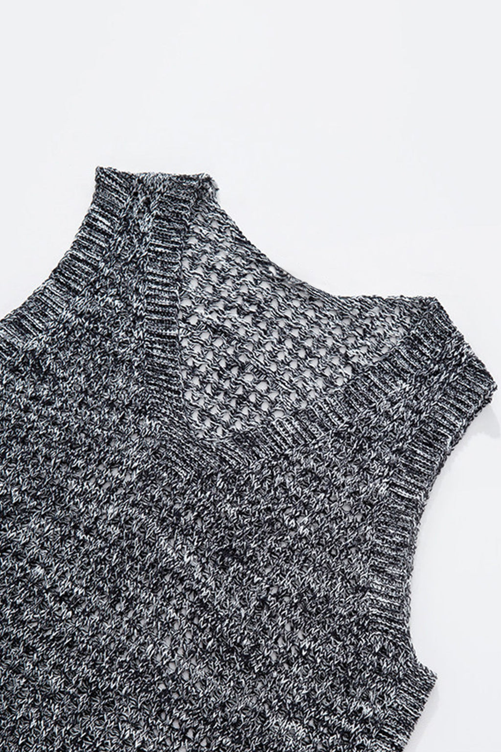 Lightweight Linen-Cotton Crochet Cover-Up Tank Top