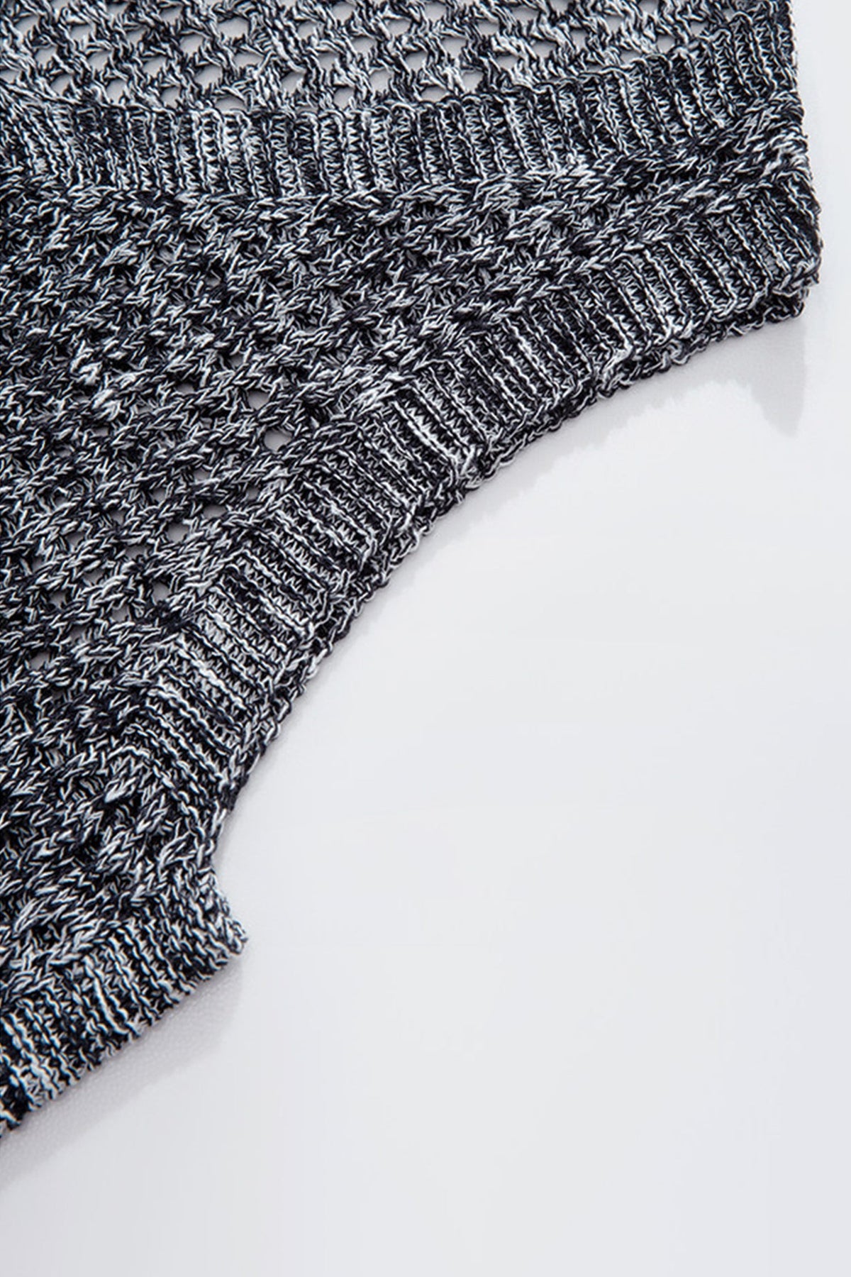 Lightweight Linen-Cotton Crochet Cover-Up Tank Top