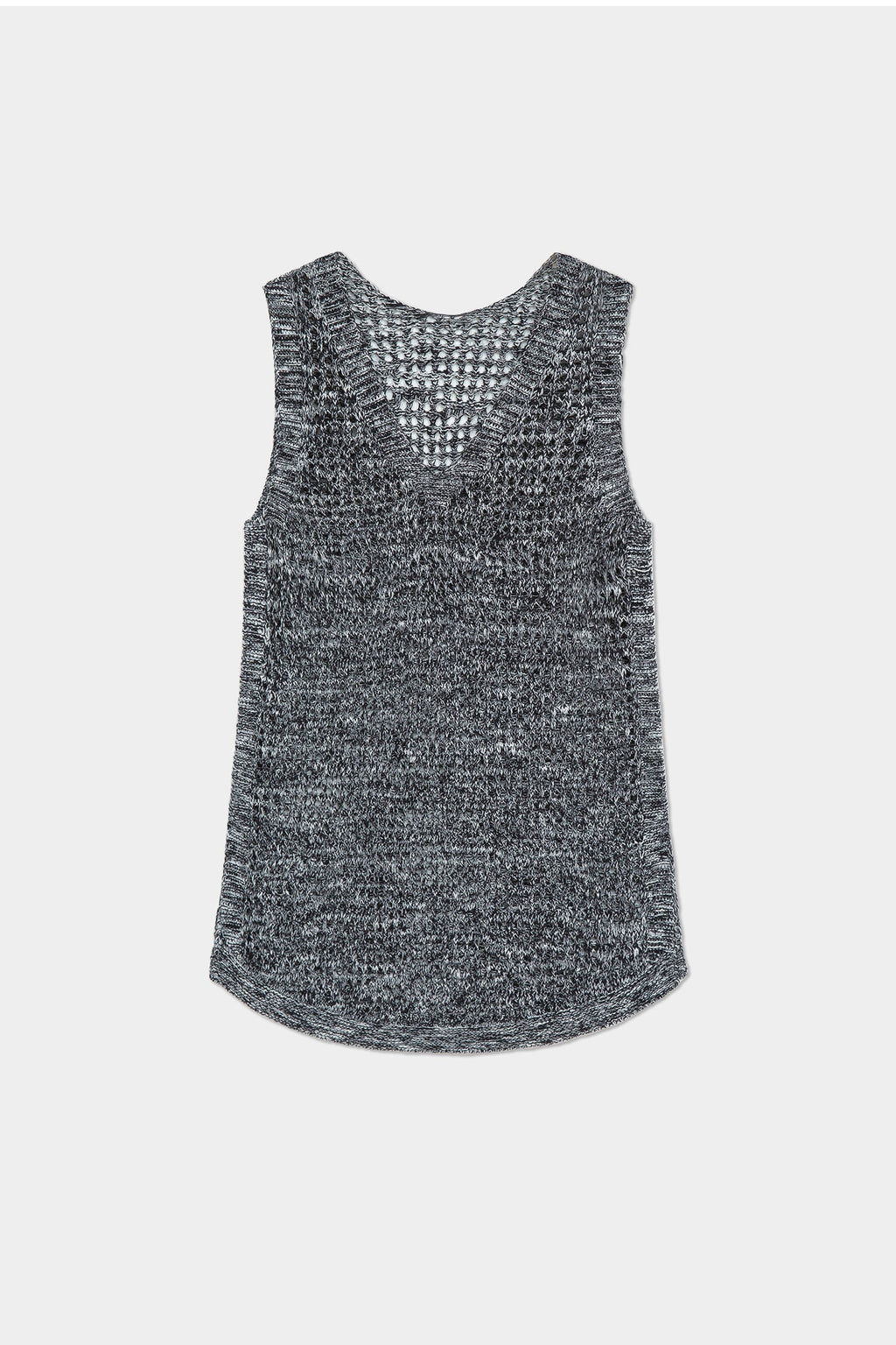 Lightweight Linen-Cotton Crochet Cover-Up Tank Top