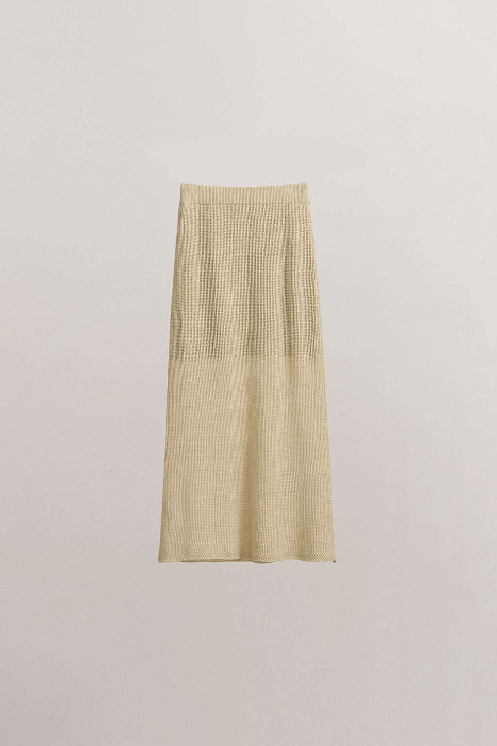 Lightweight Wool Open Knit Sweater Skirt