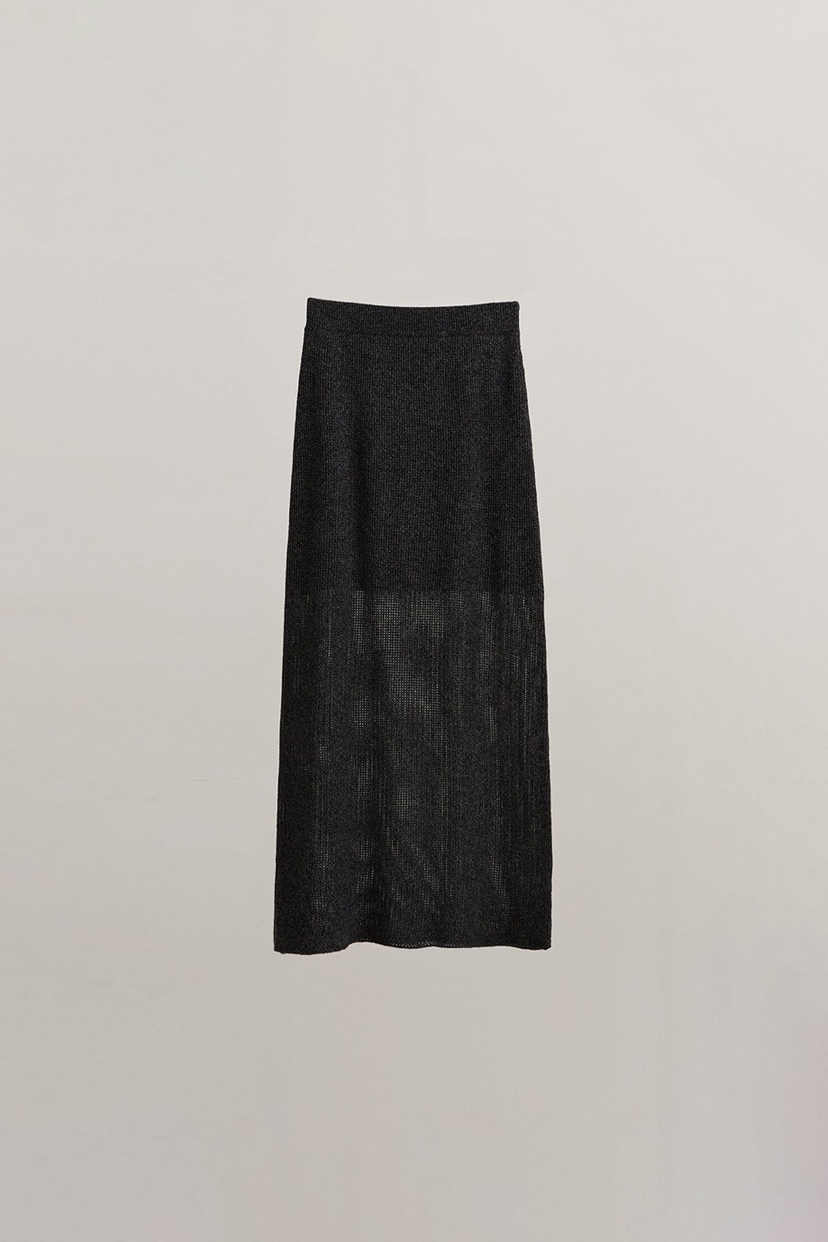 Lightweight Wool Open Knit Sweater Skirt