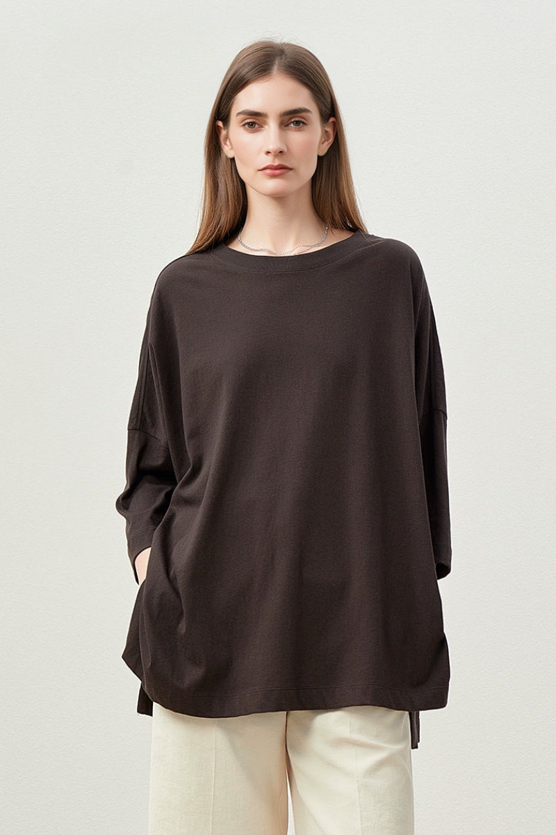 Oversized Boxy Drop Shoulder T-Shirt