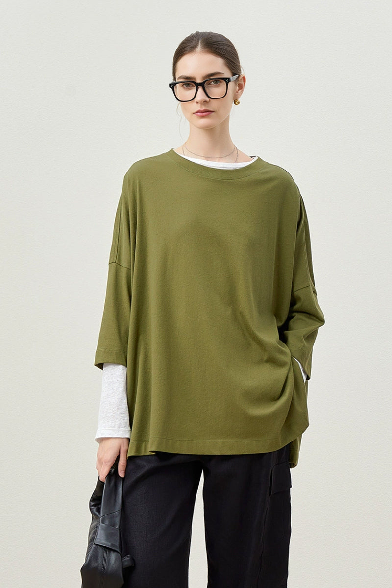 Oversized Boxy Drop Shoulder T-Shirt