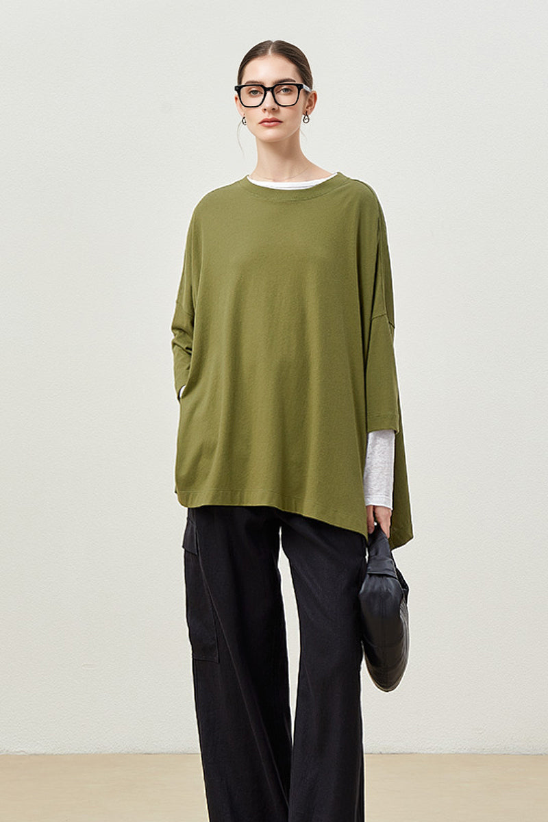 Oversized Boxy Drop Shoulder T-Shirt