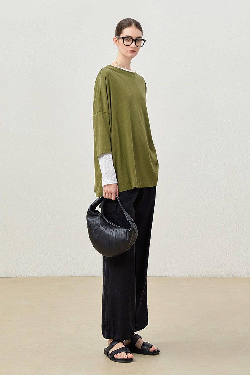 Oversized Boxy Drop Shoulder T-Shirt