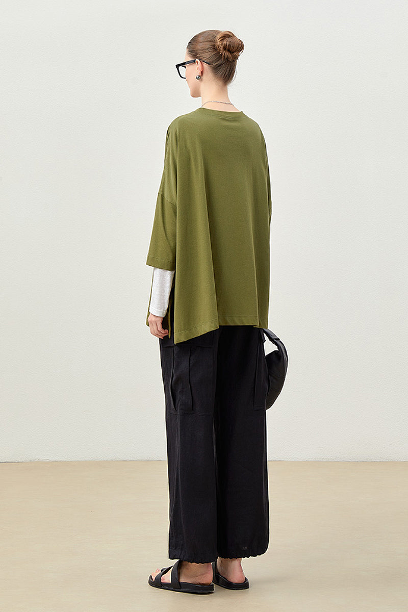 Oversized Boxy Drop Shoulder T-Shirt