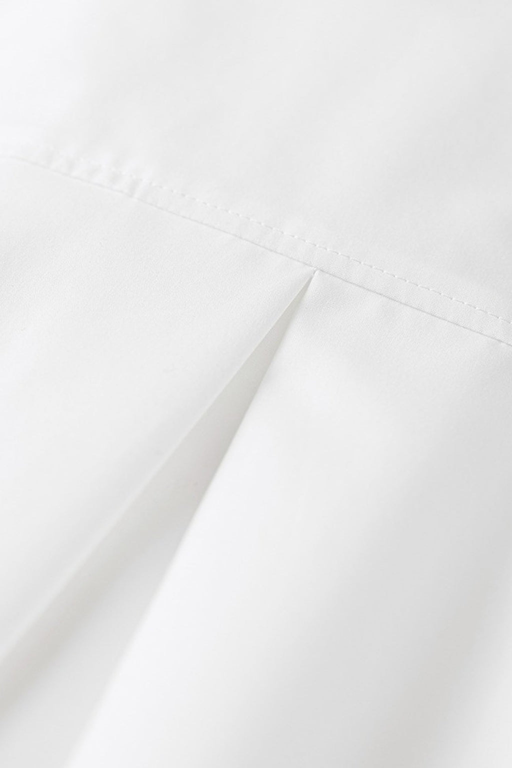 Oversized Fine Cotton Poplin Button-Up Shirt