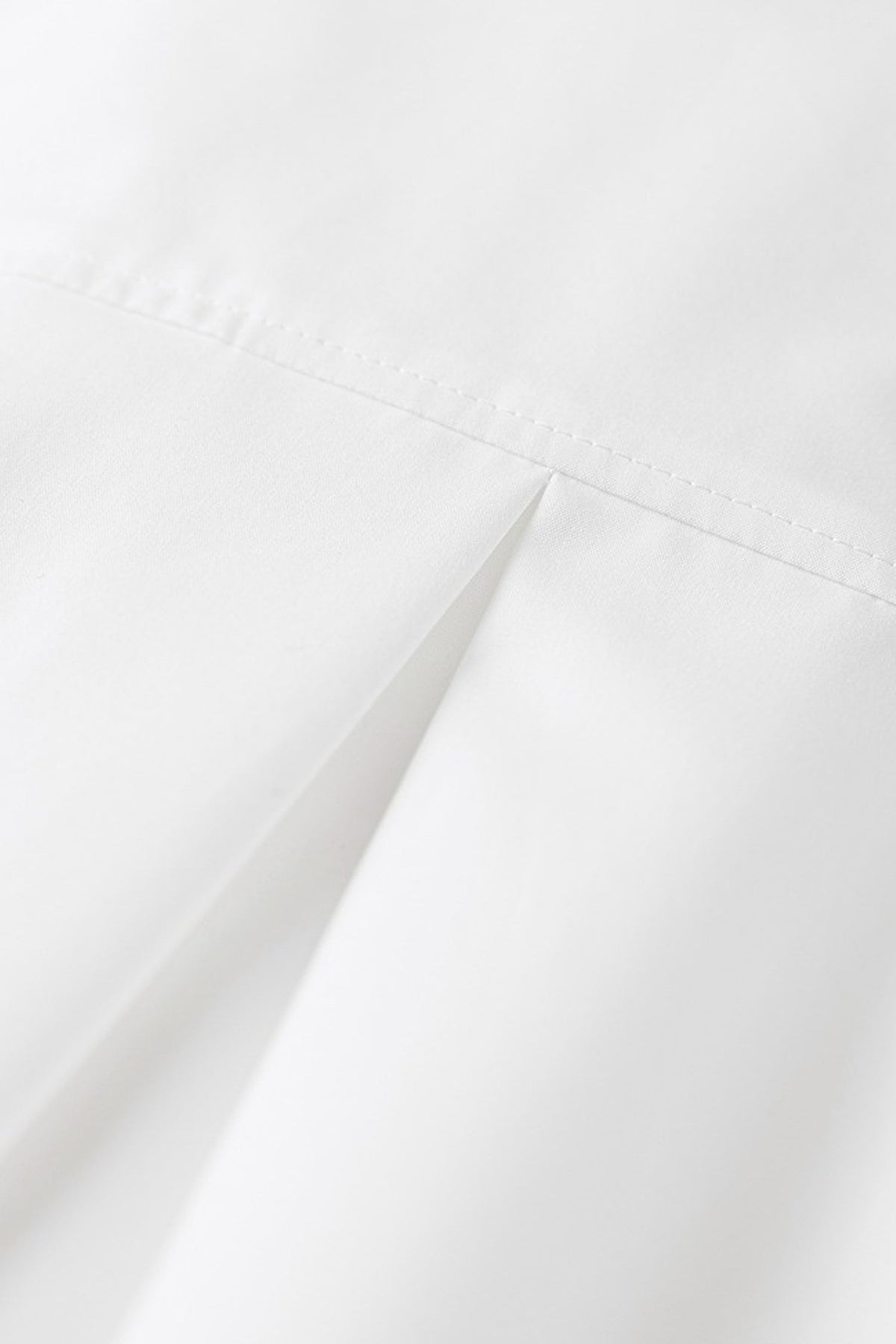Oversized Fine Cotton Poplin Button-Up Shirt