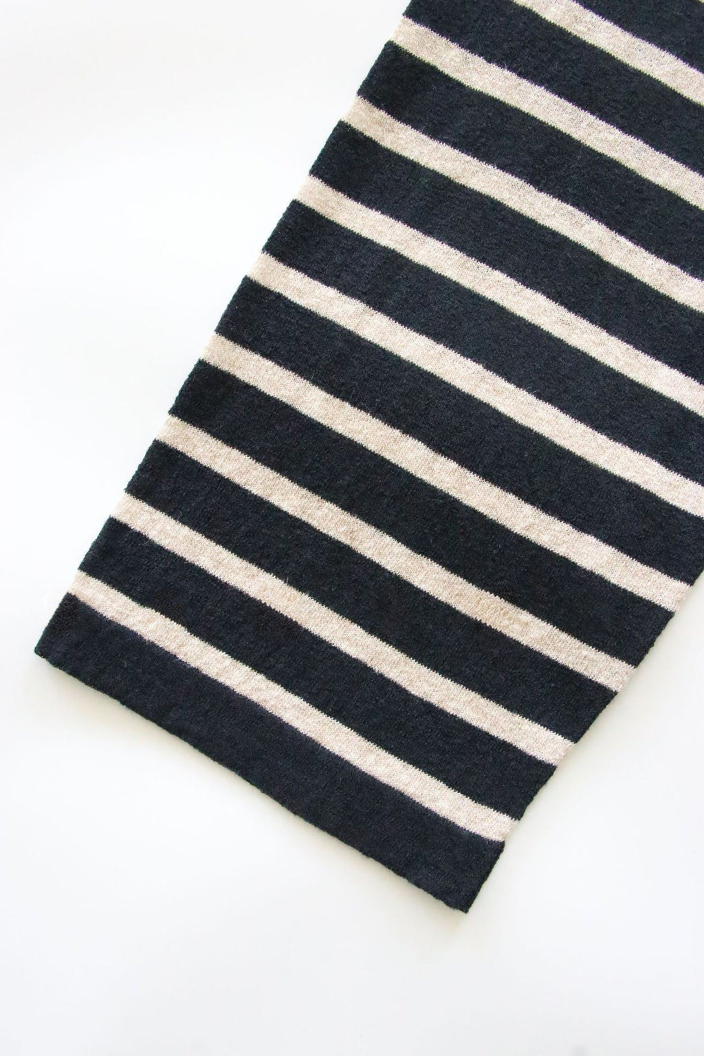 Oversized Japanese Linen Striped Long Sleeve T-Shirt