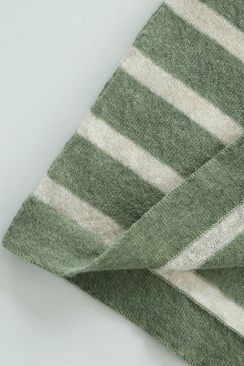 Oversized Japanese Linen Striped Long Sleeve T-Shirt