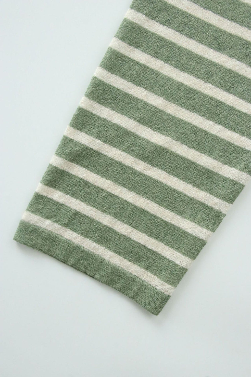 Oversized Japanese Linen Striped Long Sleeve T-Shirt